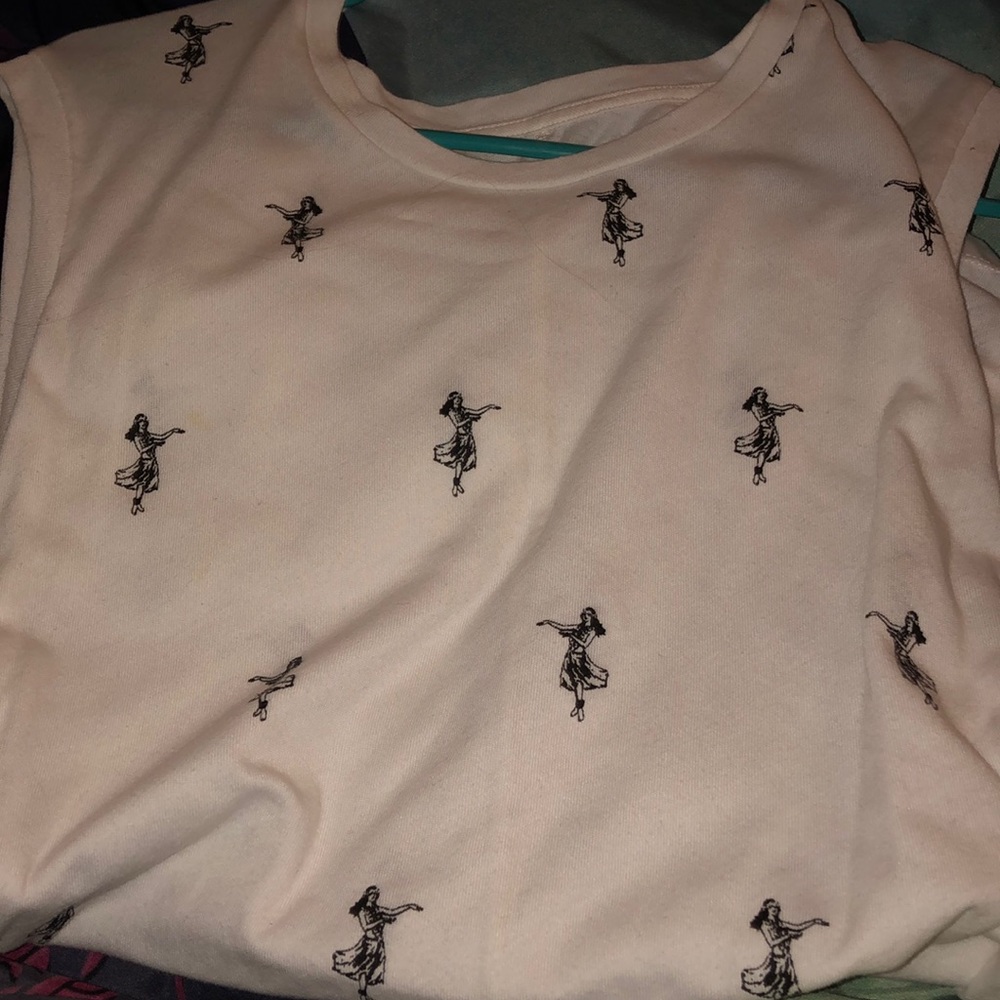 Tank top with dancing girls